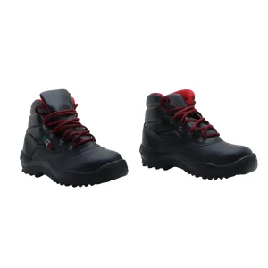 Lewer Scarpa Antinfortunistica in Pelle Nero EU 42 Uomo