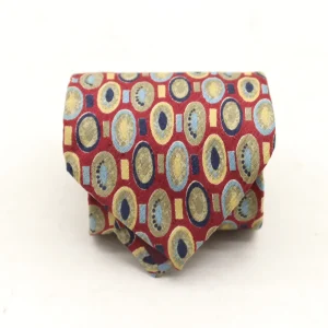 Aquascutum Cravatta Uomo Bordeaux 100% Seta