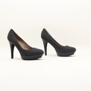 Cafรจ Noir Decollete con Zeppa Nero EU 38 Donna