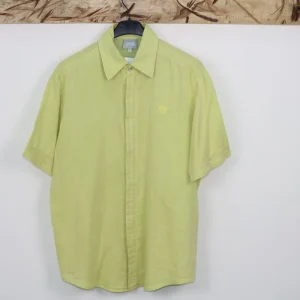 Versace Camicia Verde Lime Taglia L Uomo